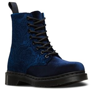 Blue Suede Doc Martens